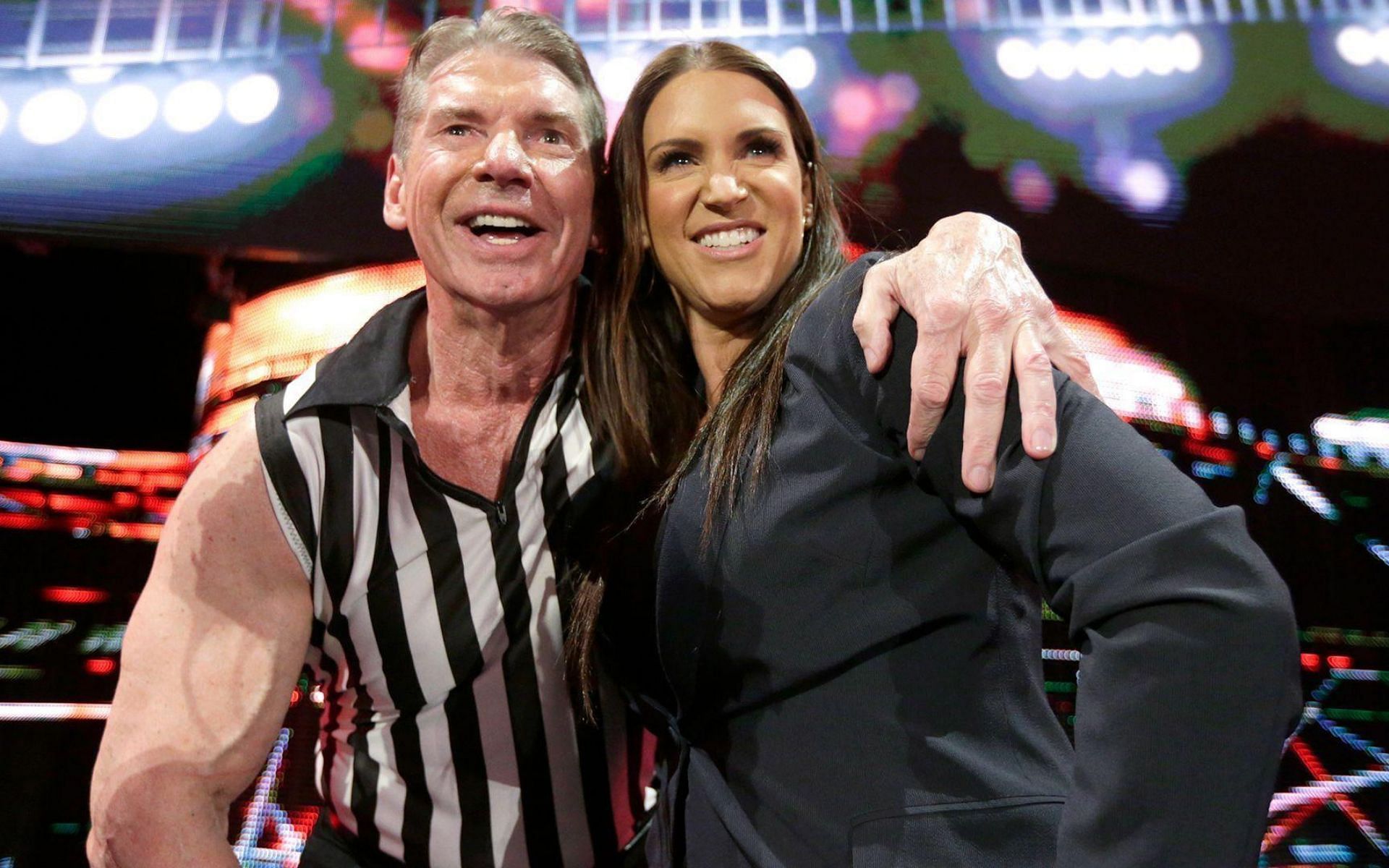Stephanie McMahon and Vince McMahon on RAW