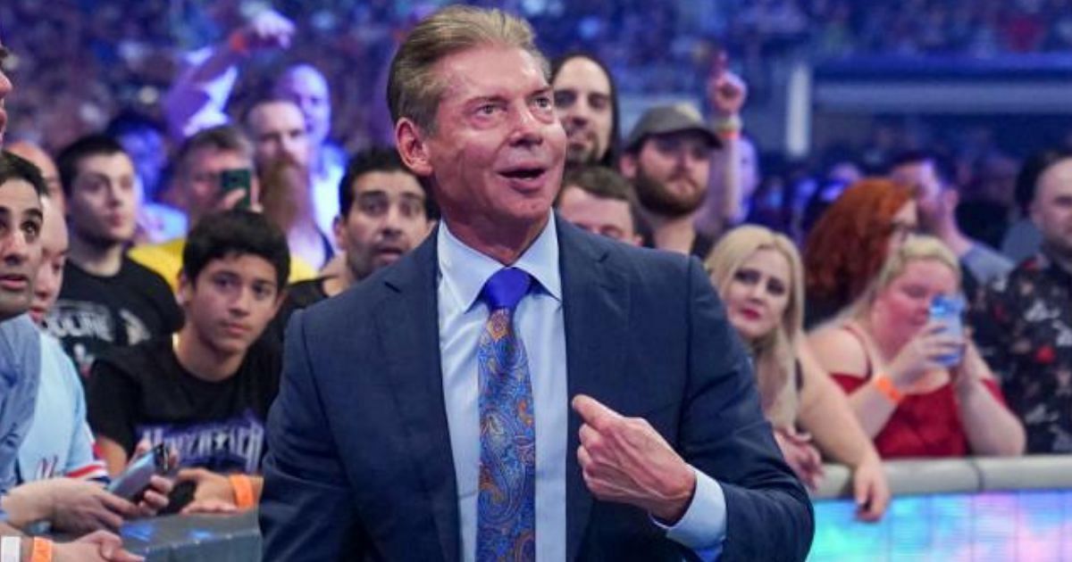 Vince McMahon at WrestleMania 38.