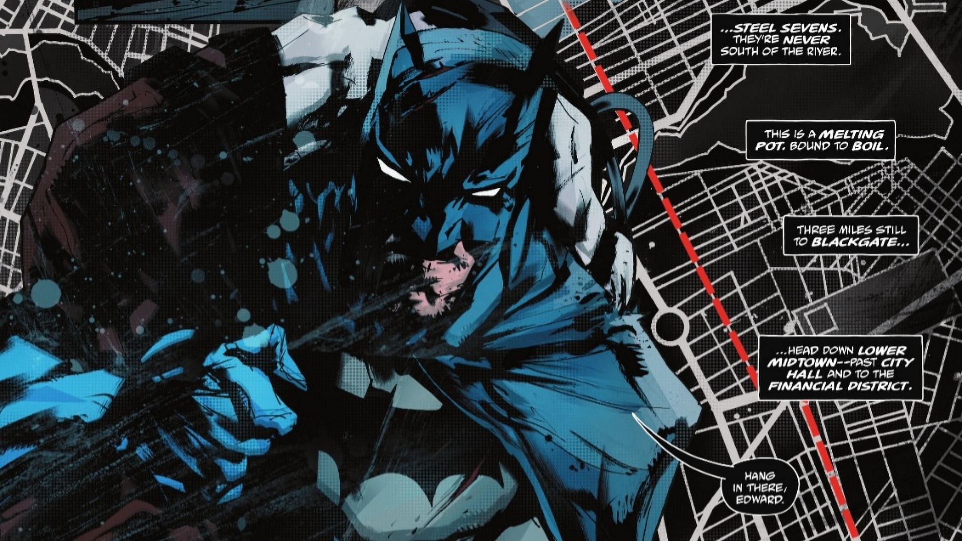 Art from One Dark Knight (Image via DC Comics)