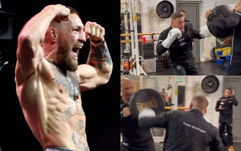 UFC News Conor McGregor showcases sharp combinations and movement