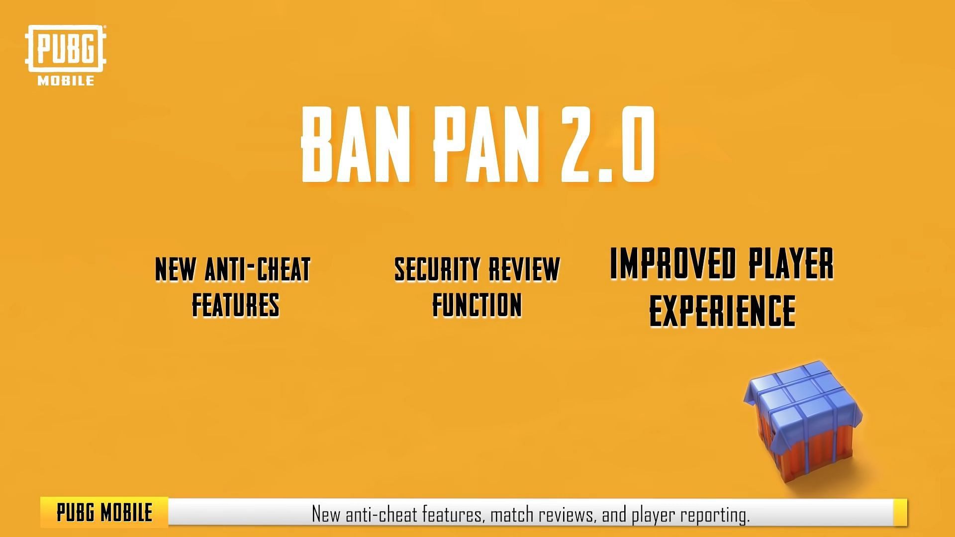 Ban Pan 2.0 will improve the user experience and lower the number of hackers (Image via PUBG Mobile/YouTube)