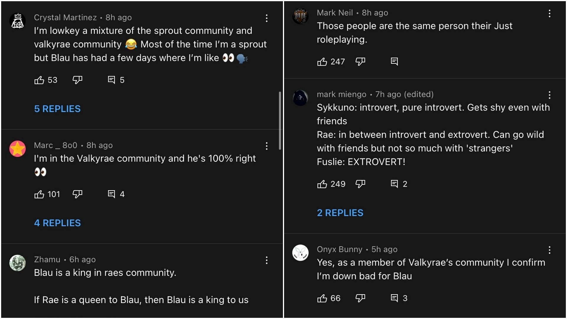 Valkyrae fans were quick to admit that their feelings for Blaustoise (Image via YouTube)