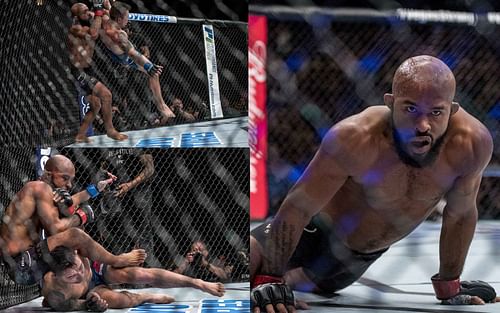 Demetrious Johnson executed a flying armbar to perfection. | [Photos: Bloody Elbow]