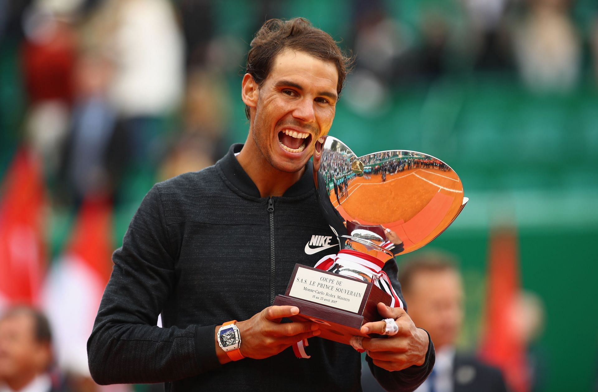 Rafael Nadal won his 50th clay title at the 2017 Monte-Carlo Masters
