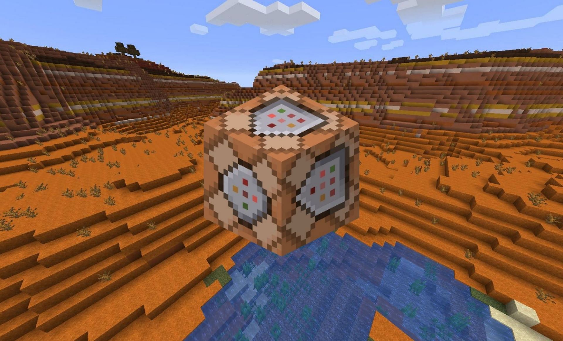 Impulse command block (Image via Minecraft Wiki)