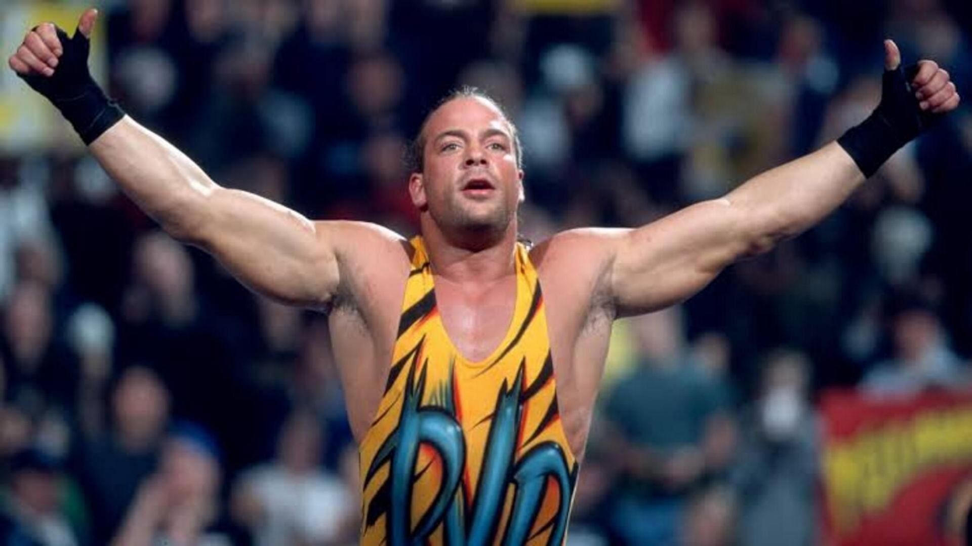 Rob Van Dam during a WWE show