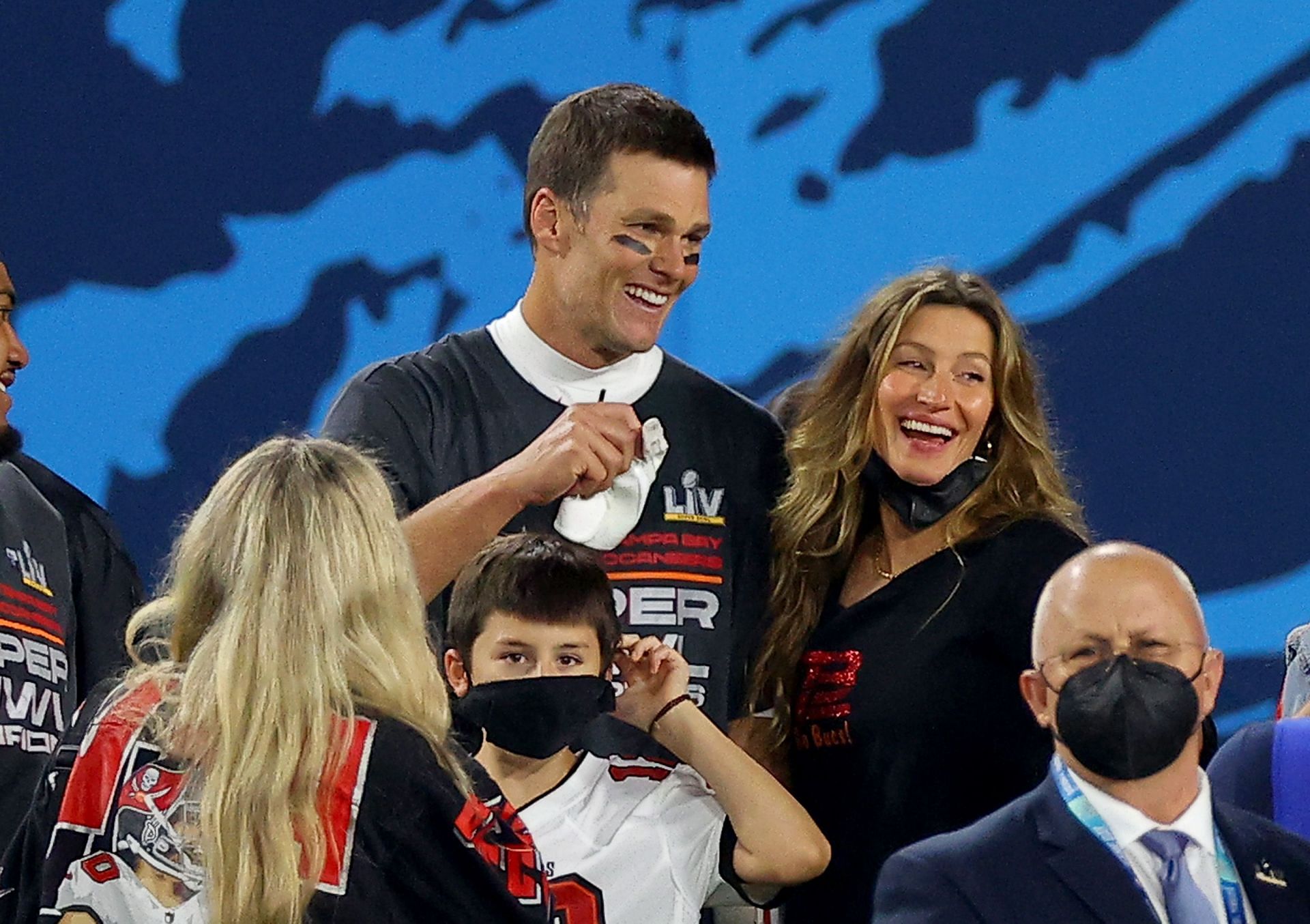 Brady and his wife Gisele Bundchen