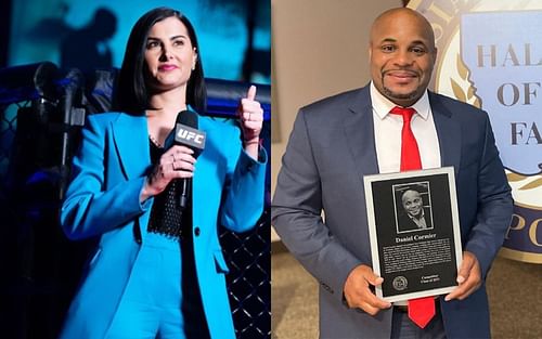 Megan Olivi (L) and Daniel Cormier (R) (Image courtesy: @meganolivi and @dc_mma on Instagram)