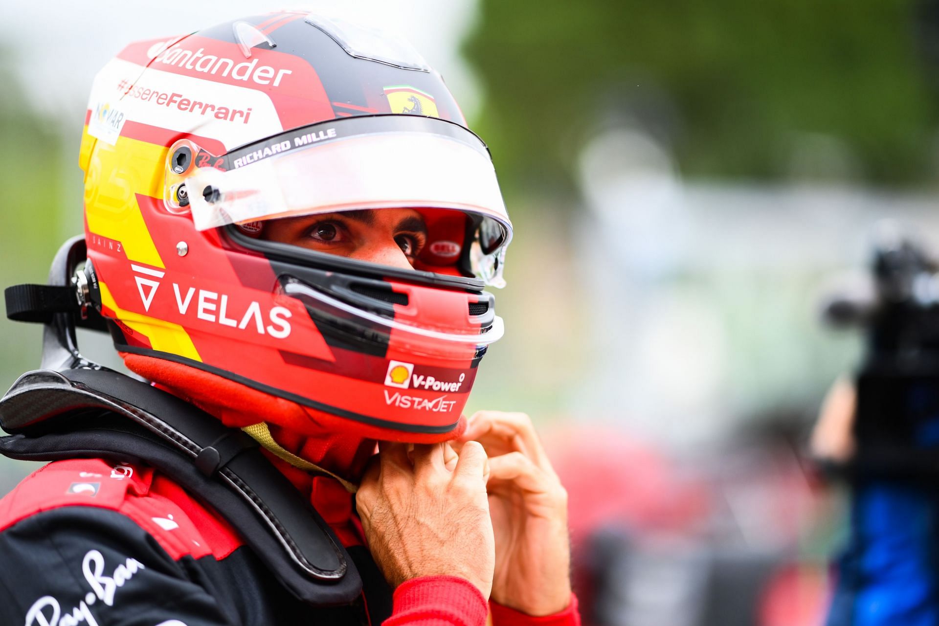 Carlos Sainz at the 2022 F1 Imola GP