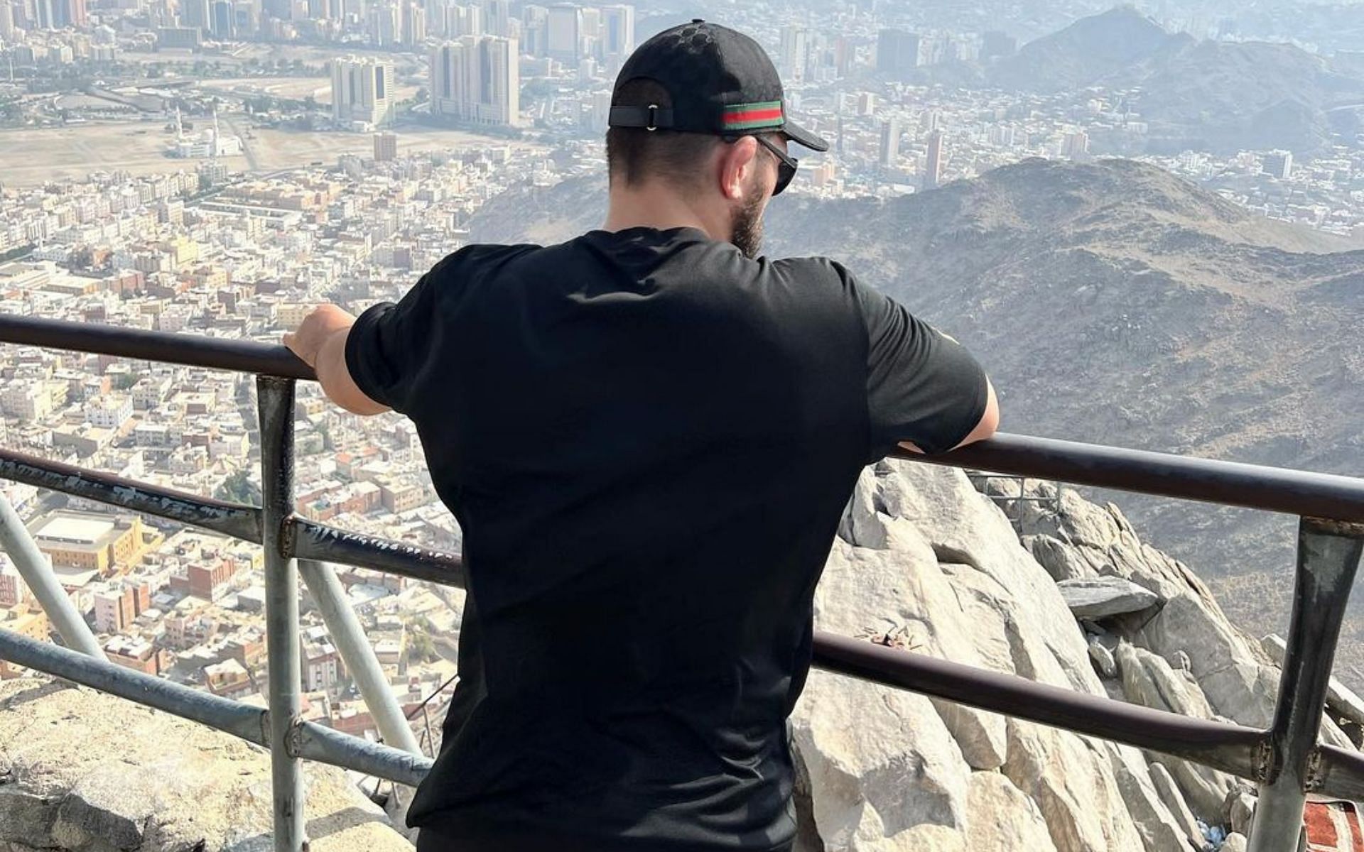 Khabib Nurmagomedov visited the Cave of Hira [Photo via @khabib_nurmagomedov on Instagram]