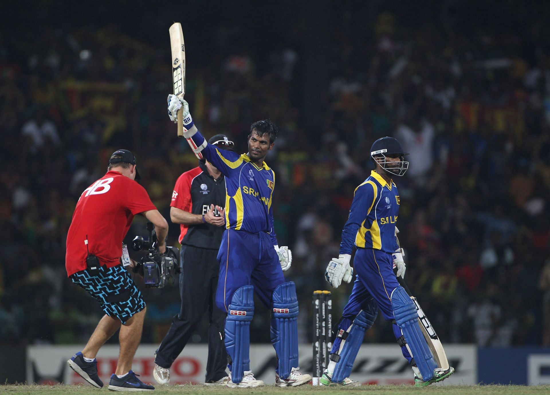 Upul Tharanga scored a century against England in the quarter-finals.