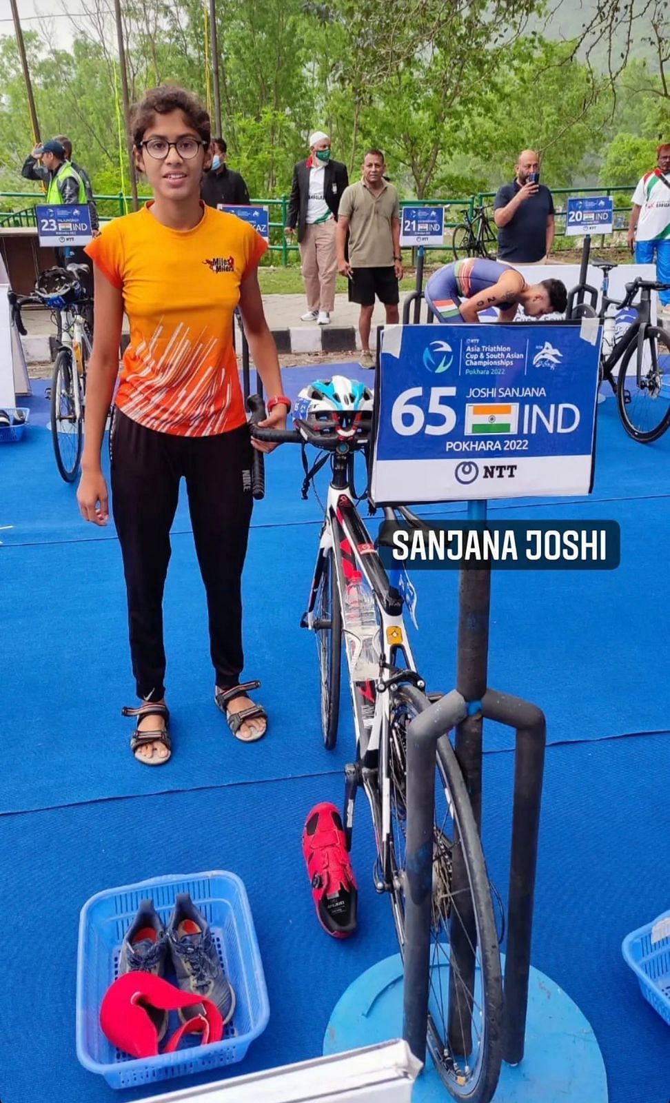 Sanjana Joshi did well in Nepal. (Pic credit: ProHealth Foundation)