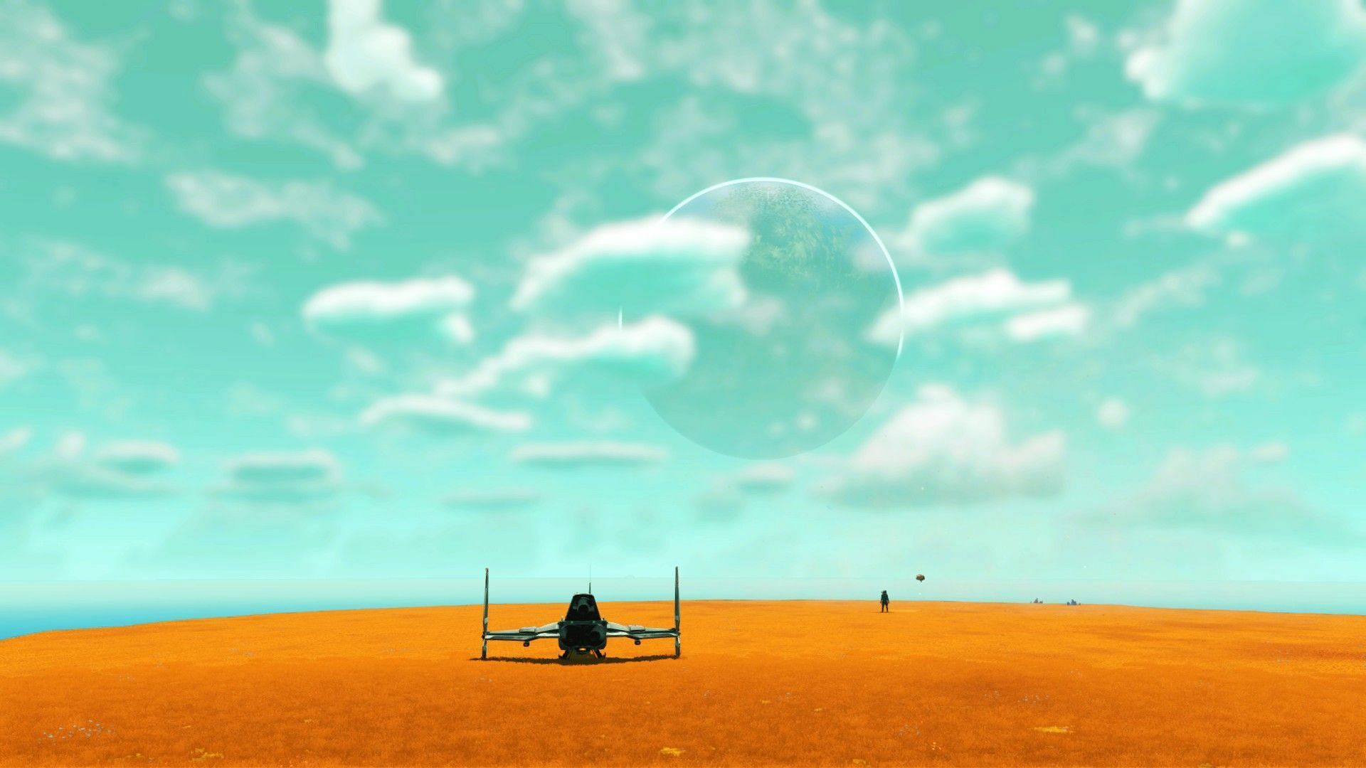 Paradise planet in No Man&#039;s Sky (Image via Hello Games)