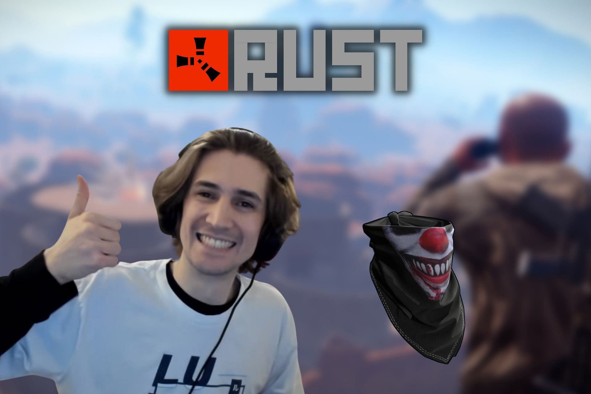 xQc dropped a cool grand on cosmetics just for the Rust event (Image via Sportskeeda)