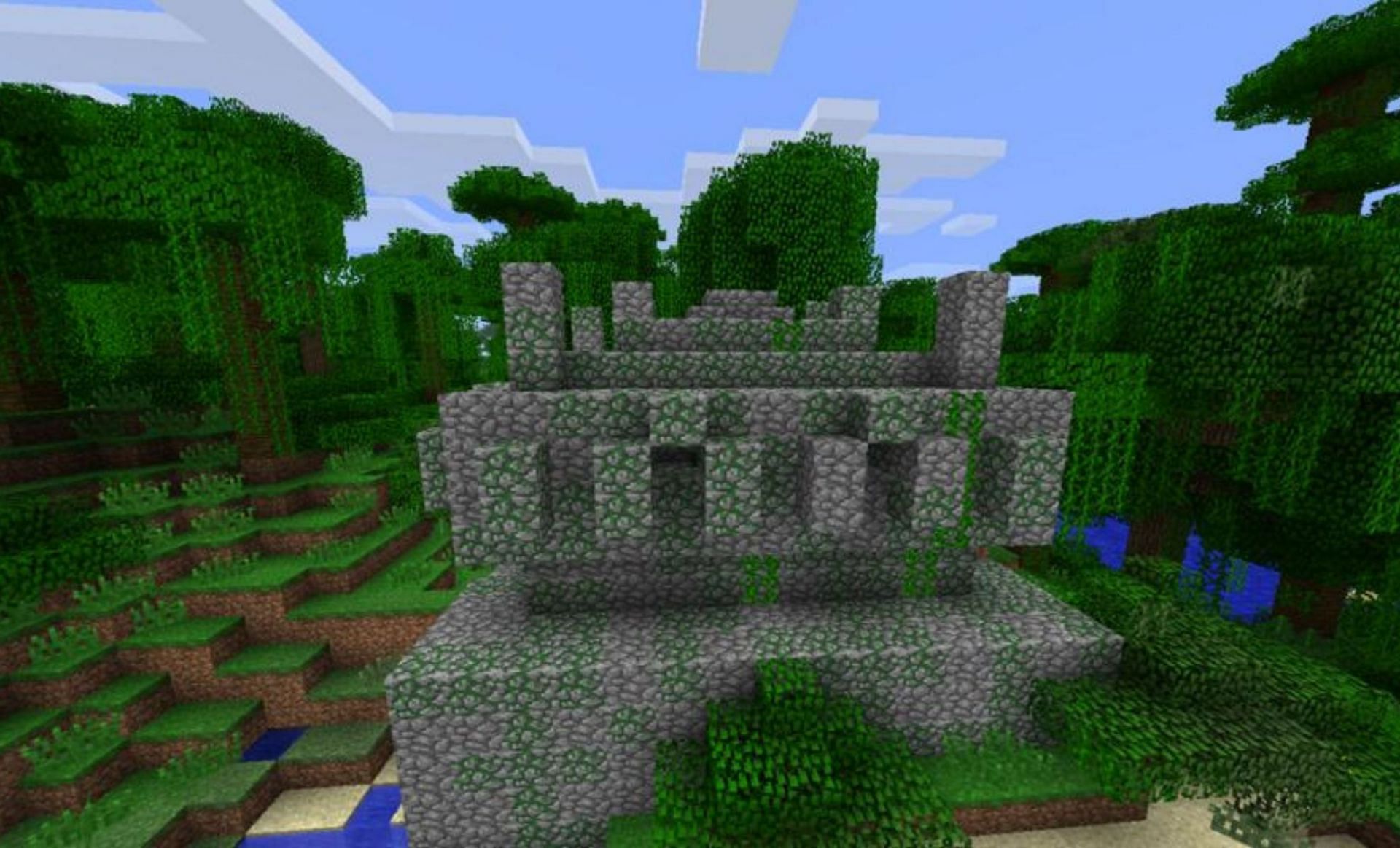 Jungle temple (Image via Minecraft Seeds)