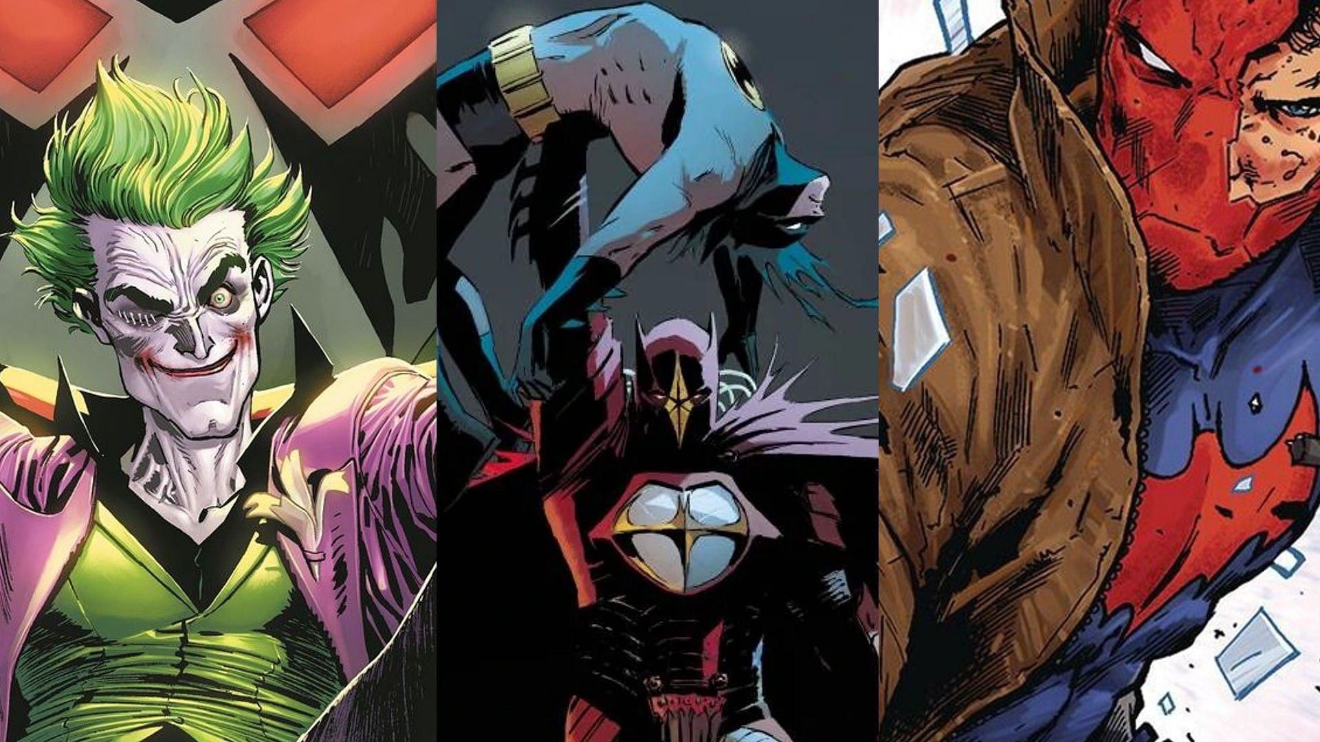 Joker, Azrael, and Jason Todd (Images via DC Comics)