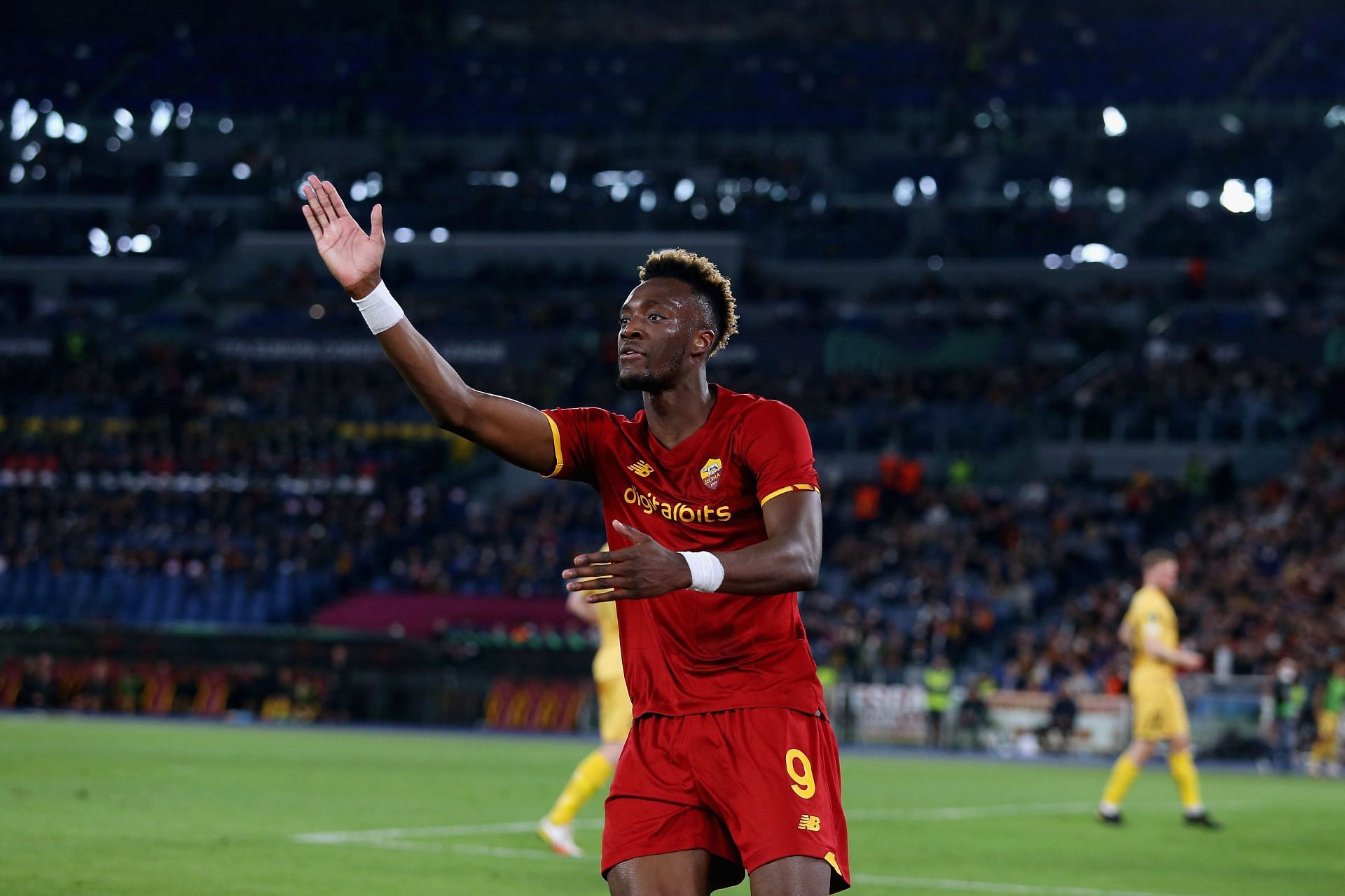 Abraham has scored 24 goals for AS Roma this season