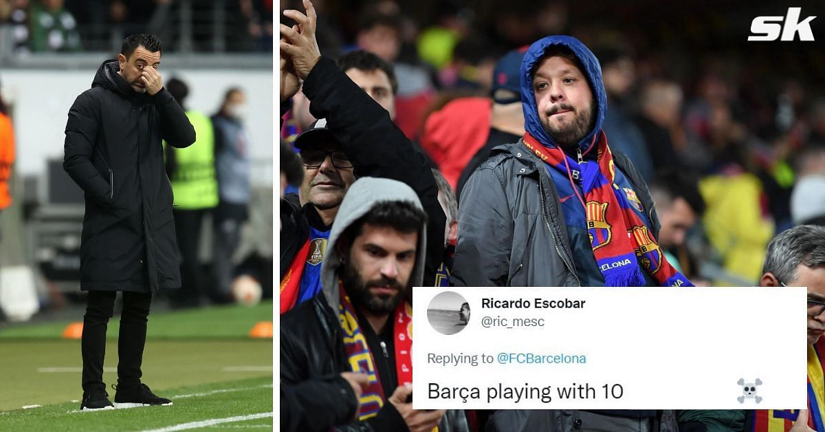 Barca fans upset with Xavi for selecting one player in starting line-up against Eintracht Frankfurt
