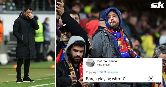 “This is over”, “Barca playing with 10” – Barcelona fans upset with Xavi for selecting one player in starting line-up against Eintracht Frankfurt