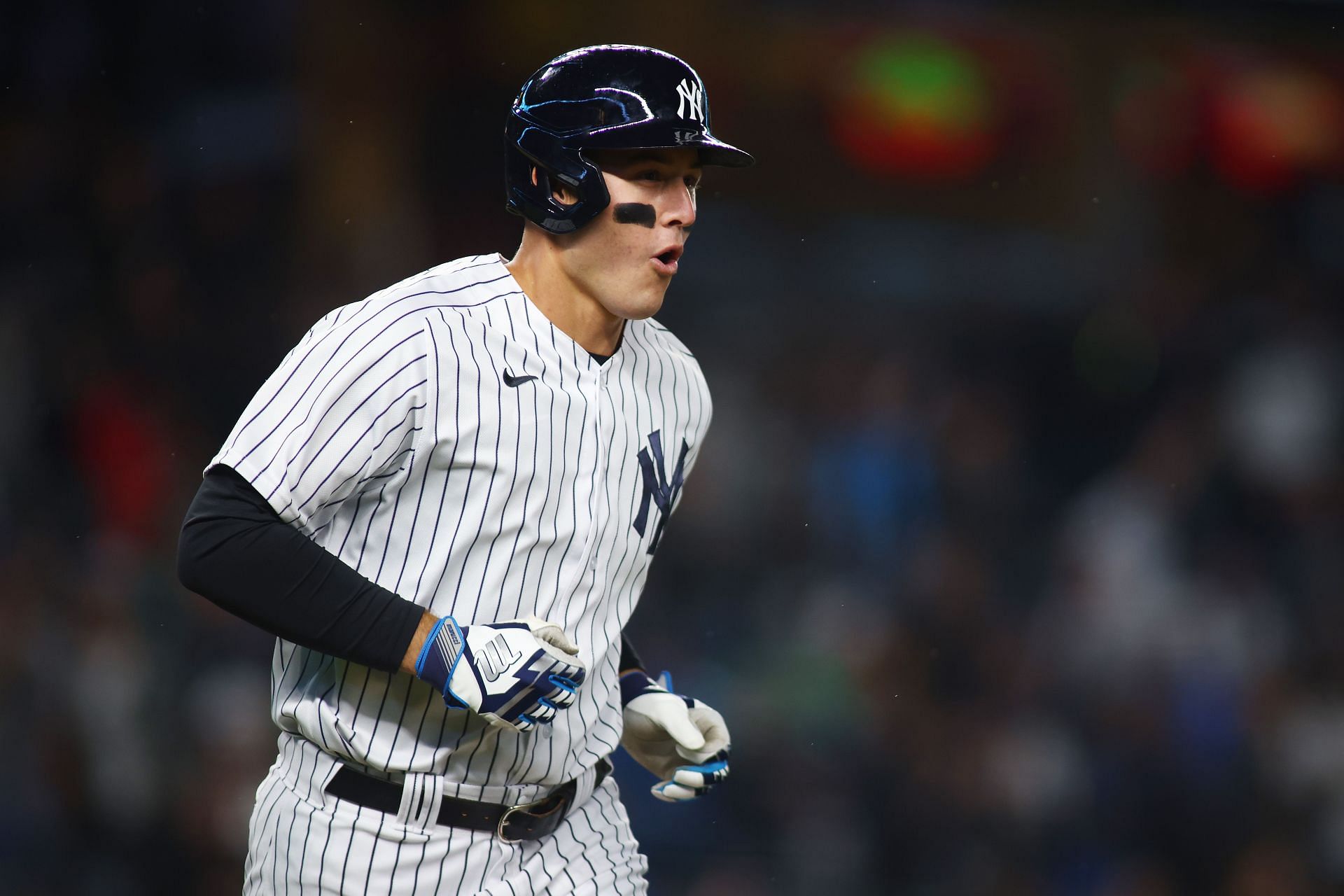 New York Yankees Anthony Rizzo blasted a career-high three homers against the Baltimore Orioles at Yankee Stadium last night.