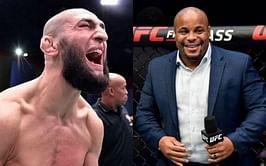 "American wrestling is no technique" - Khamzat Chimaev hilariously claims he'd "smash" Daniel Cormier 10-0 in wrestling