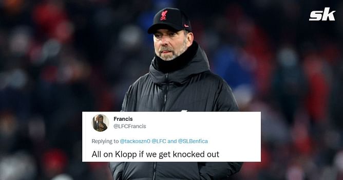 “We’re underestimating them” , “What the fu**” - Liverpool fans fume as Klopp names ‘weaker’ starting XI against Benfica