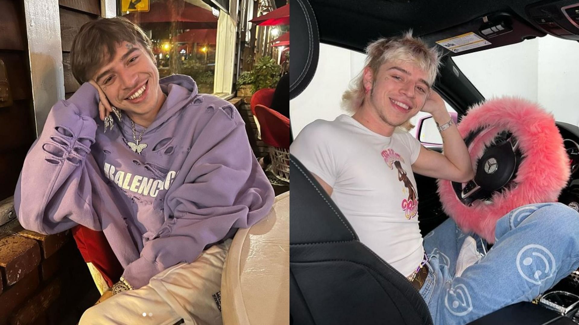 TikToker Icy Wyatt was arrested for allegedly assaulting a police officer and another person with a firearm (Images via icywyatt/Instagram)