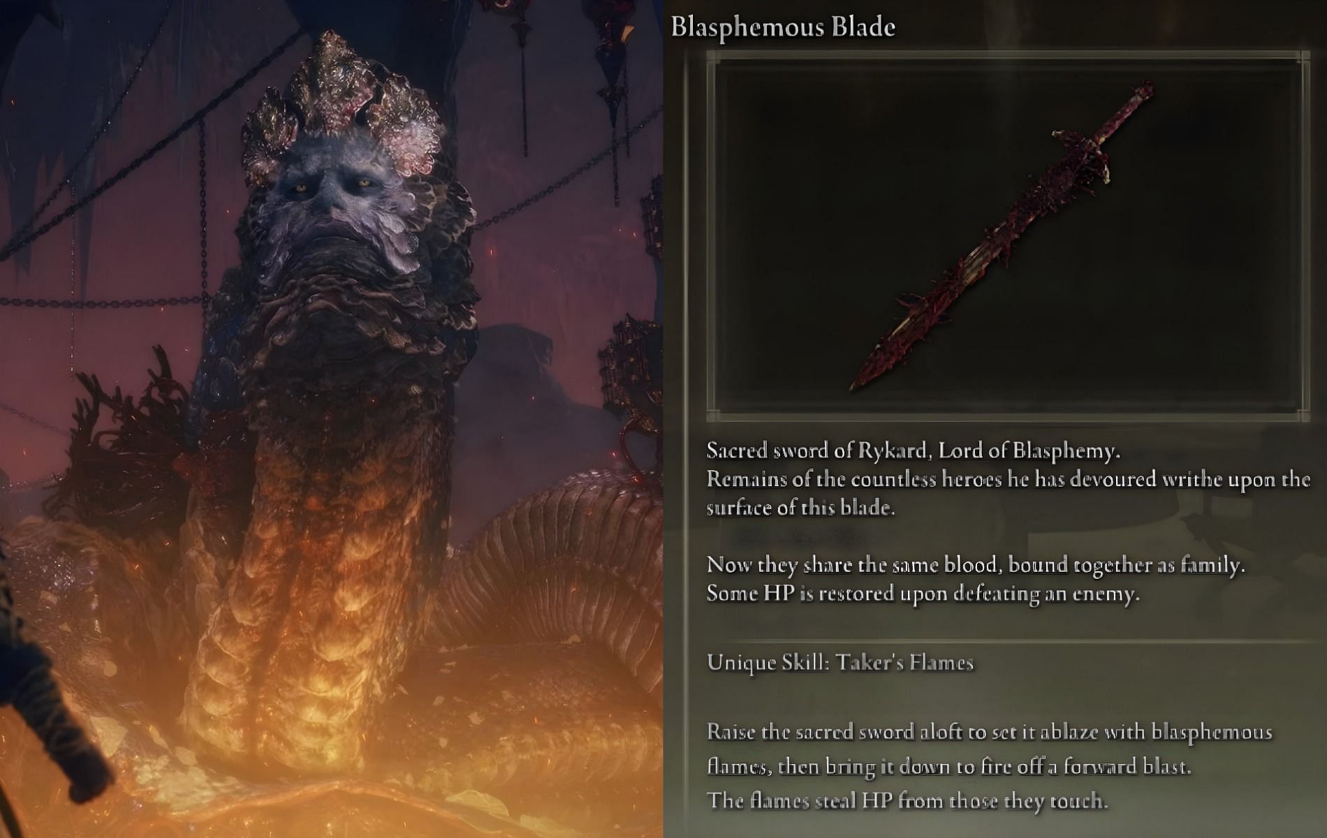 Is radagon weak to Blasphemous Blade?