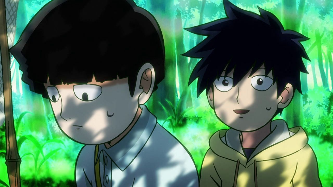 Shigeo (left) and Ritsu (right) as seen as children (Image via Studio Bones)