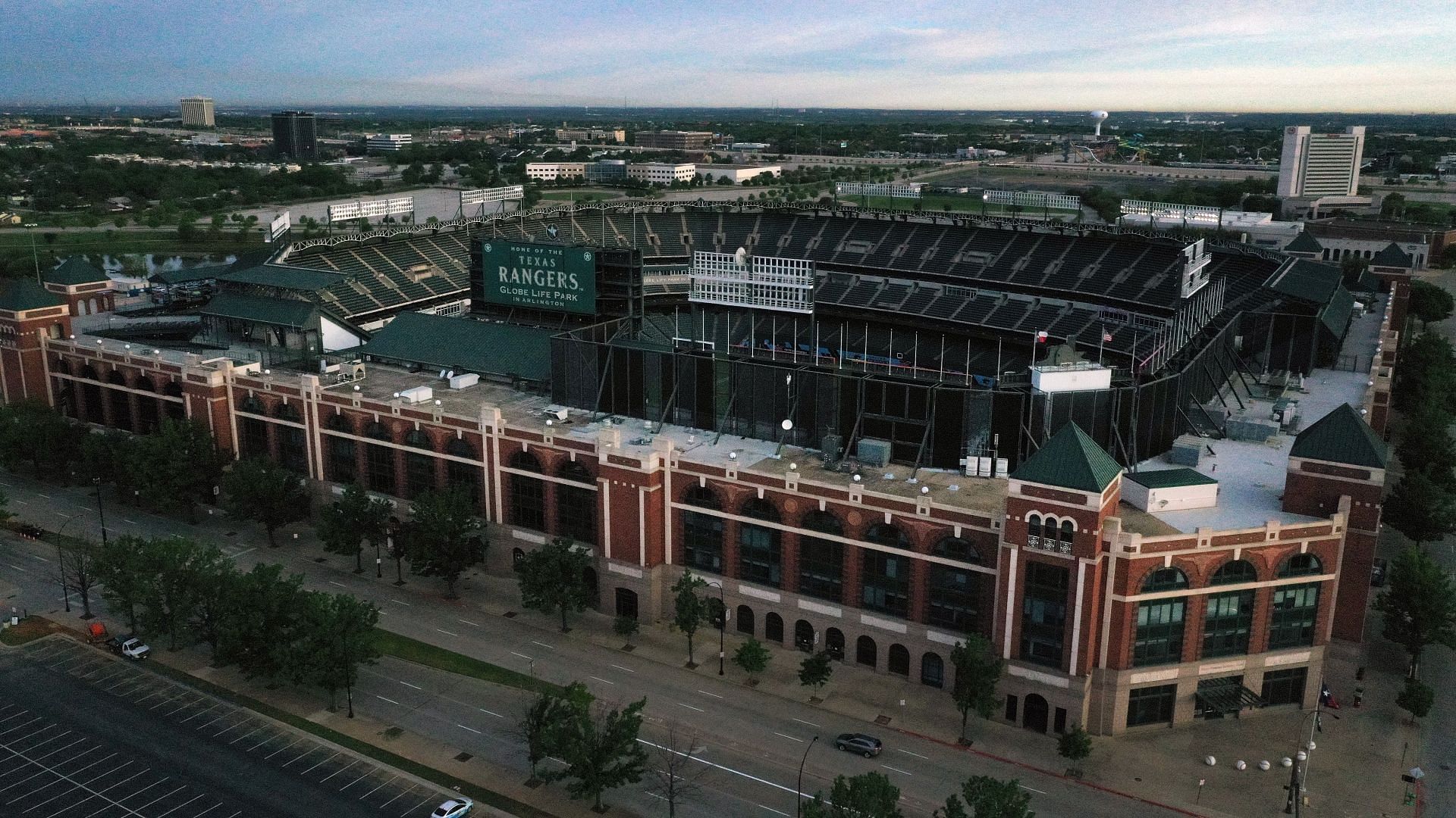 Globe Life Field, Arlington, Texas, home of the Texas Rangers