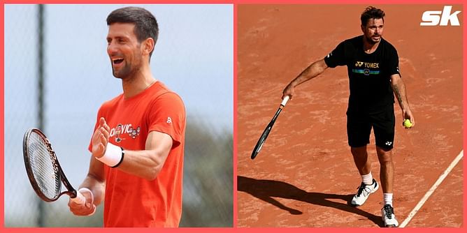 Watch: Novak Djokovic hits the practice courts with Stan Wawrinka in Monte-Carlo