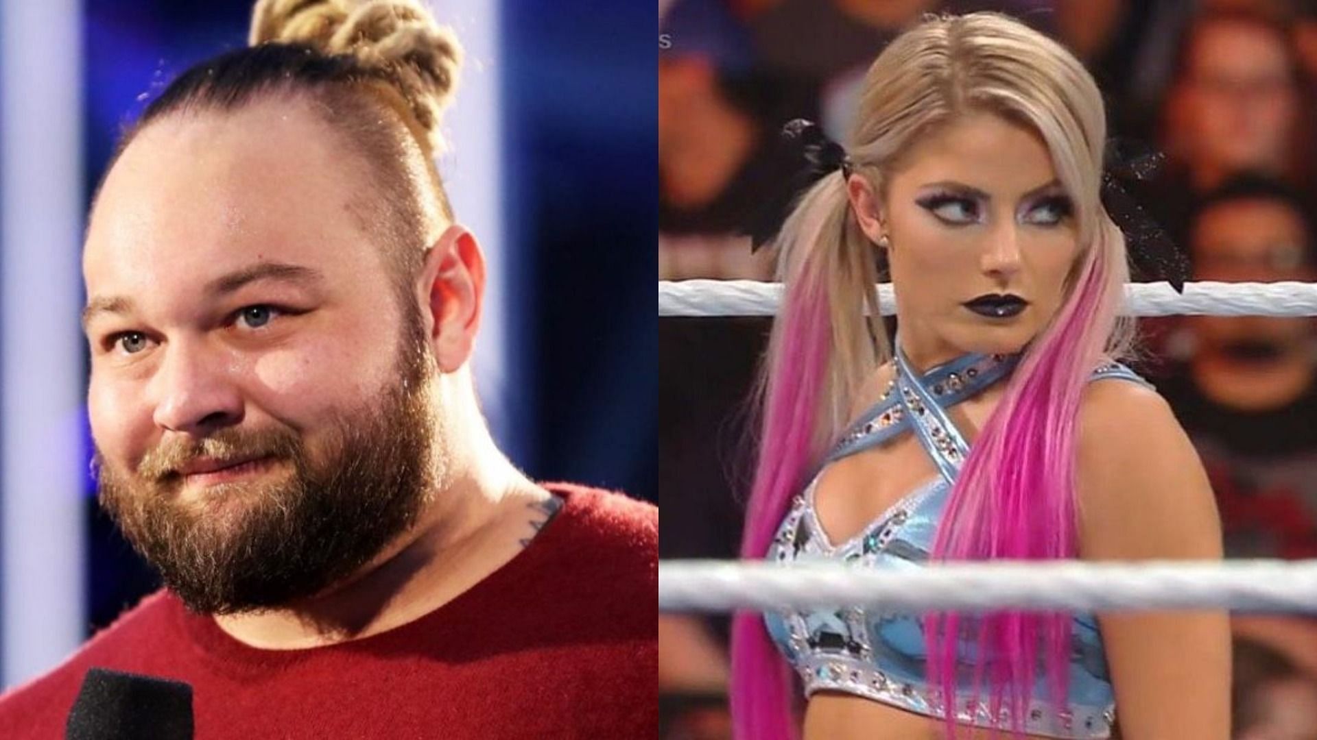 Bray Wyatt (left); Alexa Bliss (right)