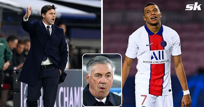“Sometimes coaches don’t tell the truth” – Carlo Ancelotti responds to Pochettino claiming Real Madrid target Kylian Mbappe will stay at PSG