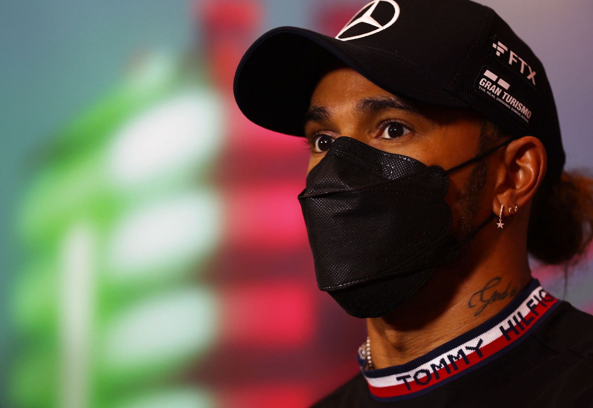 Lewis Hamilton during the F1 Grand Prix of Emilia Romagna - Practice &amp; Qualifying