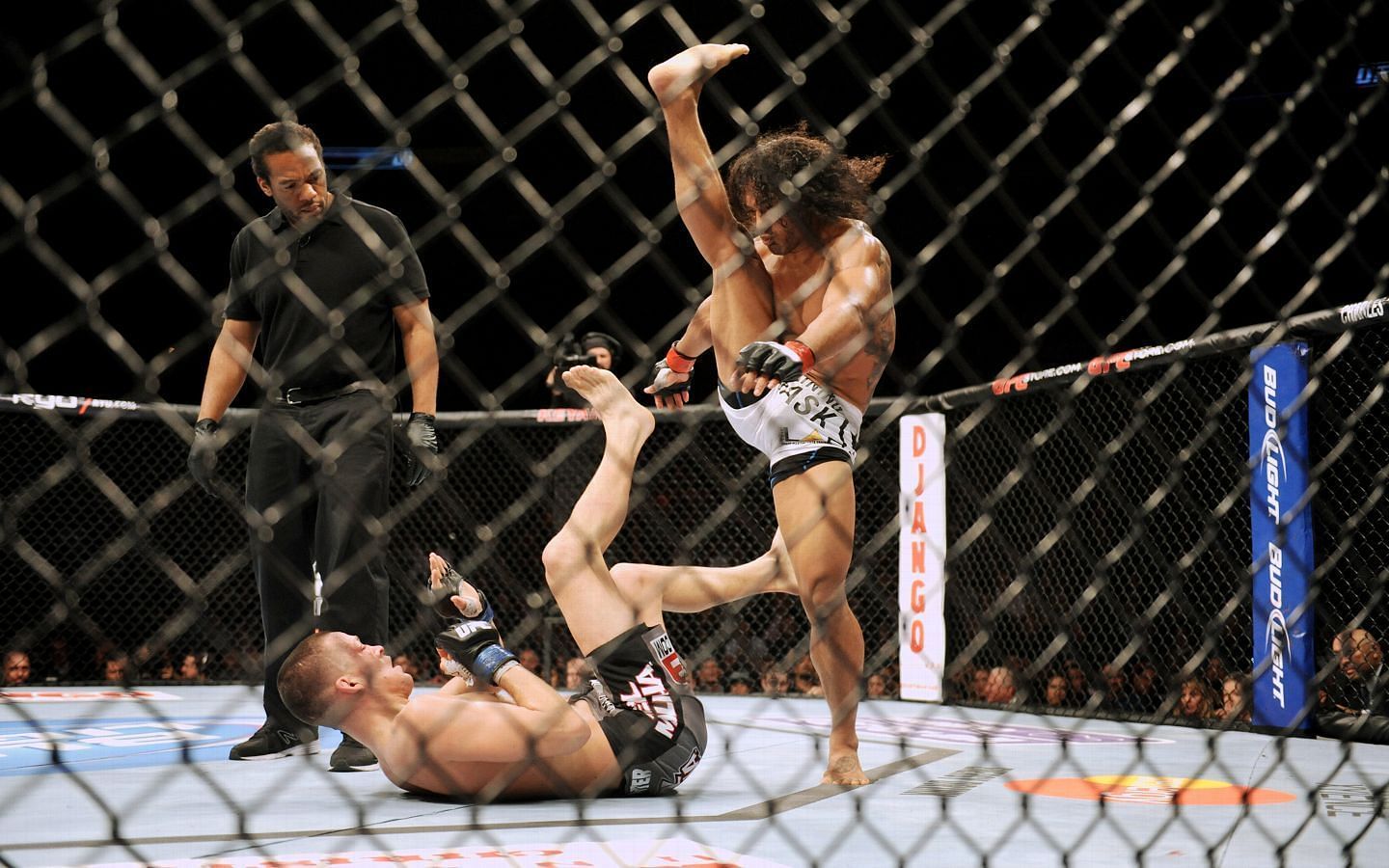 Benson Henderson&#039;s lightweight title bout with Nate Diaz headlined a classic Fox show in 2012