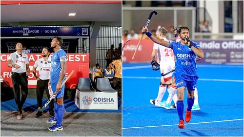 Amit Rohidas (L) and Harmanpreet Singh (R) (Pic Credit: Hockey India)