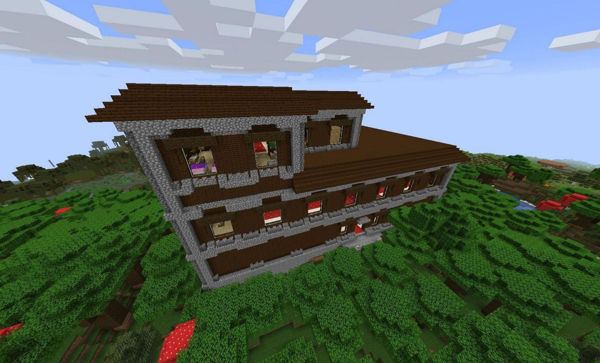 Woodland Mansion seeds are great (Image via Minecraft Wiki)