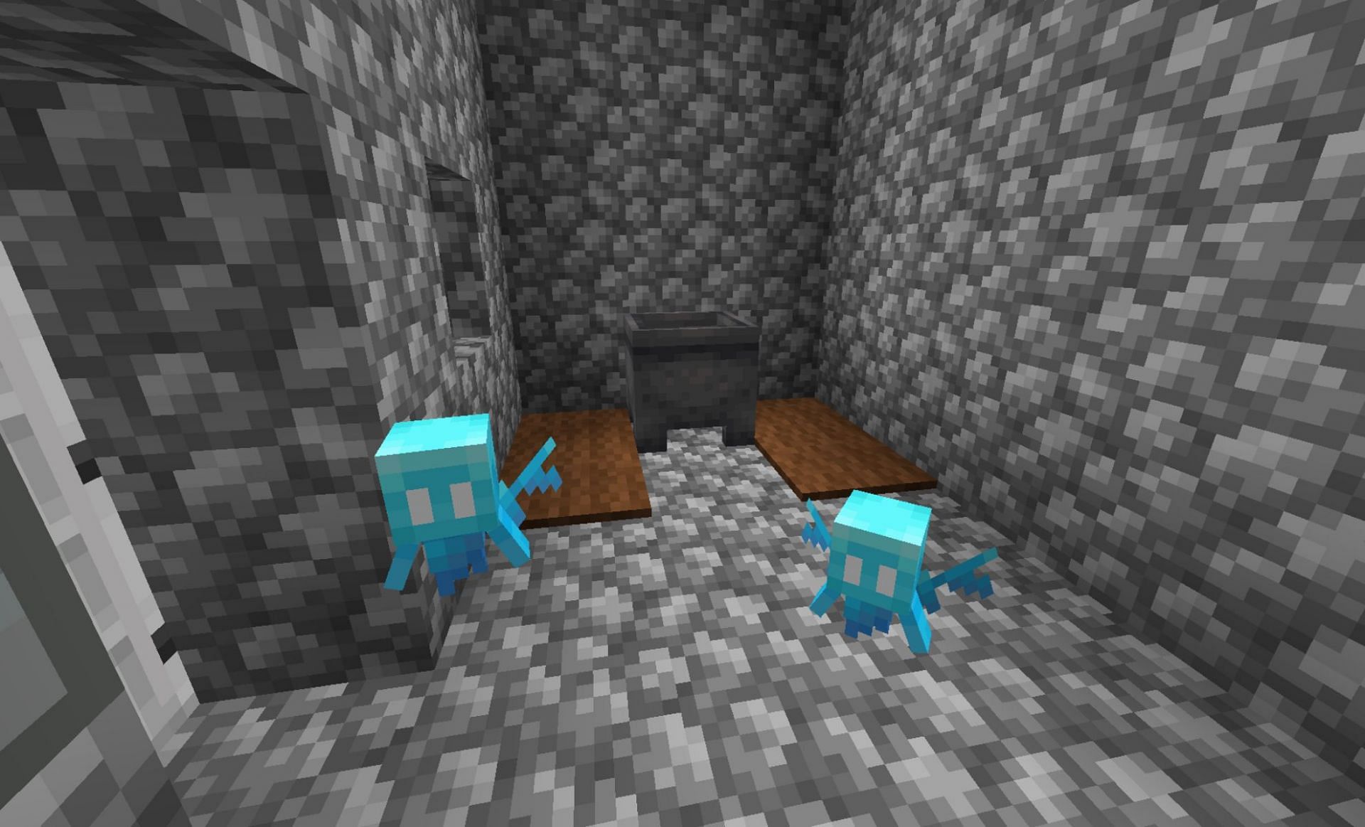 Allays in a Woodland Mansion (Image via Mojang)