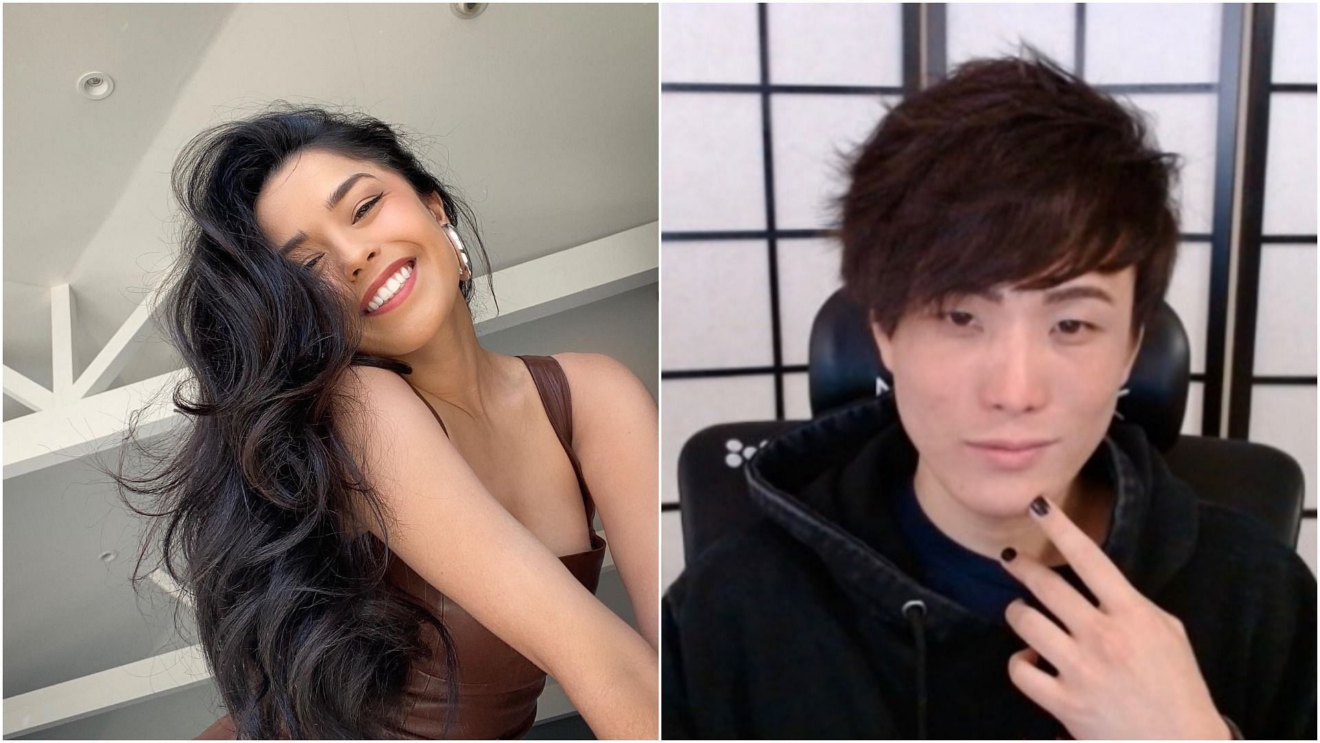 Valkyrae says Sykkuno is like a brother to her (Images via Valkyrae and Sykkuno/Twitter)
