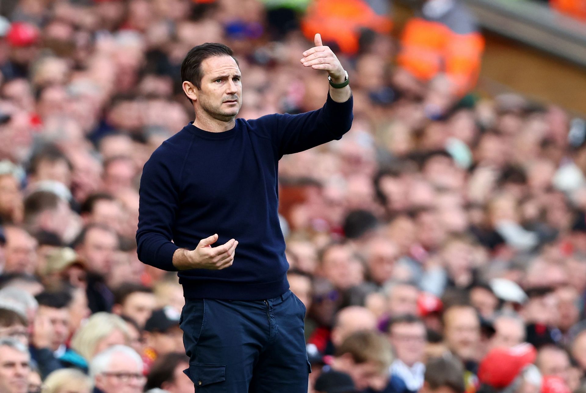 Frank Lampard&#039;s Everton currently occupy 18th place in the Premier League table
