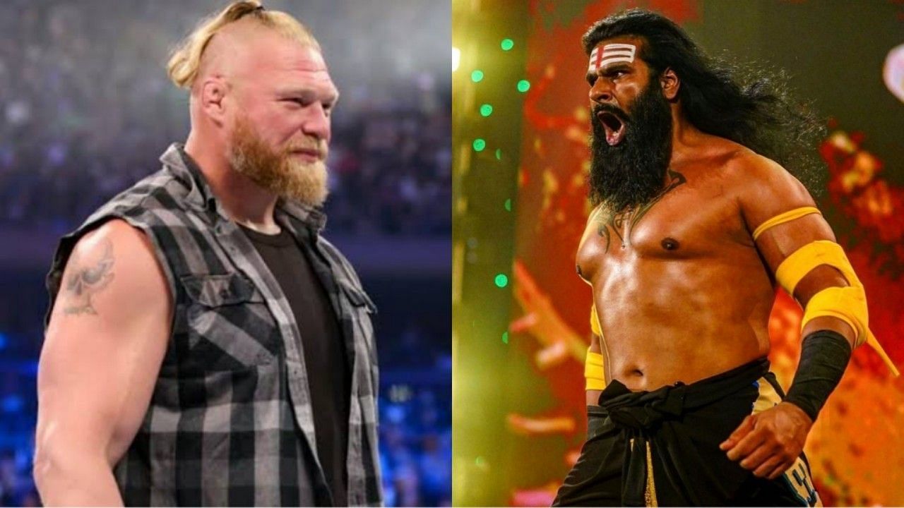 WWE में ब्रॉक लैसनर vs वीर महान का मैच कराना काफी शानदार साबित हो सकता है