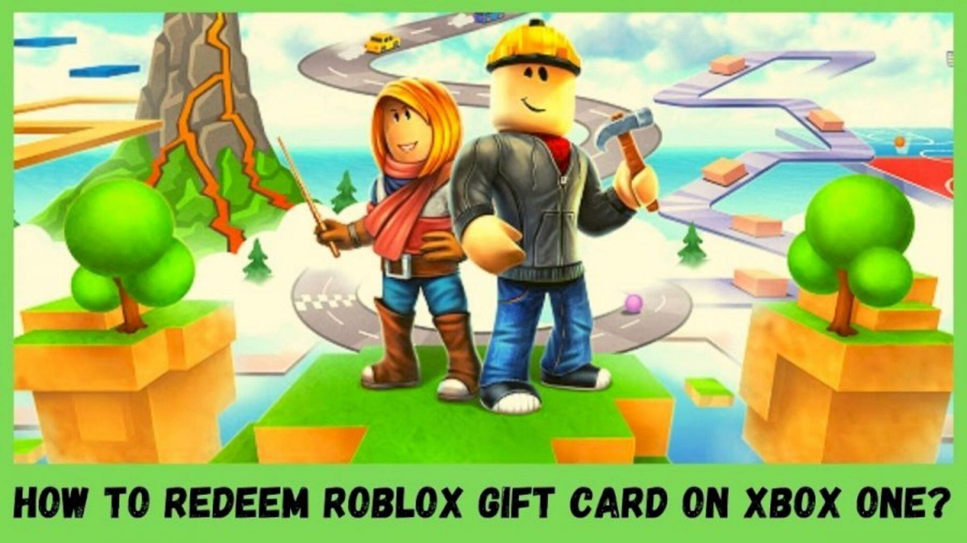 Roblox gift card redeem on sales xbox one