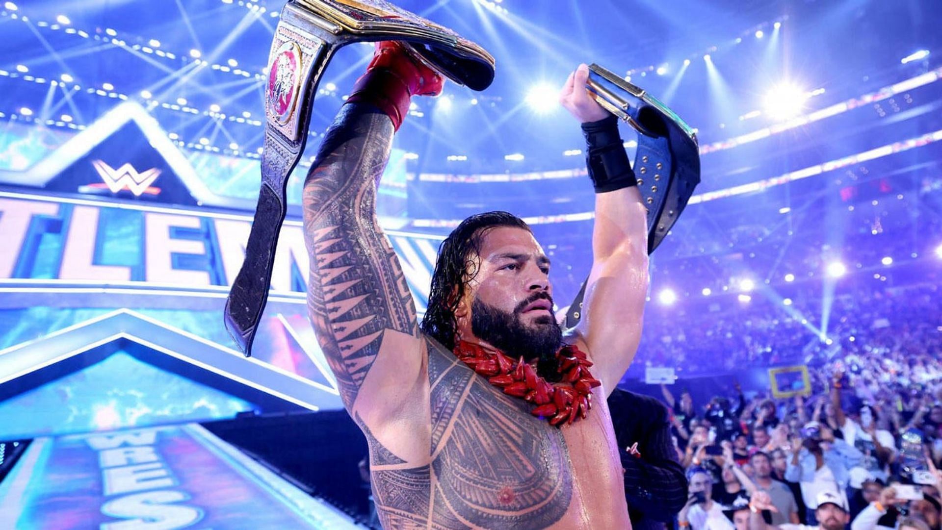 Roman Reigns was the main event on night 2 of WrestleMania 38.