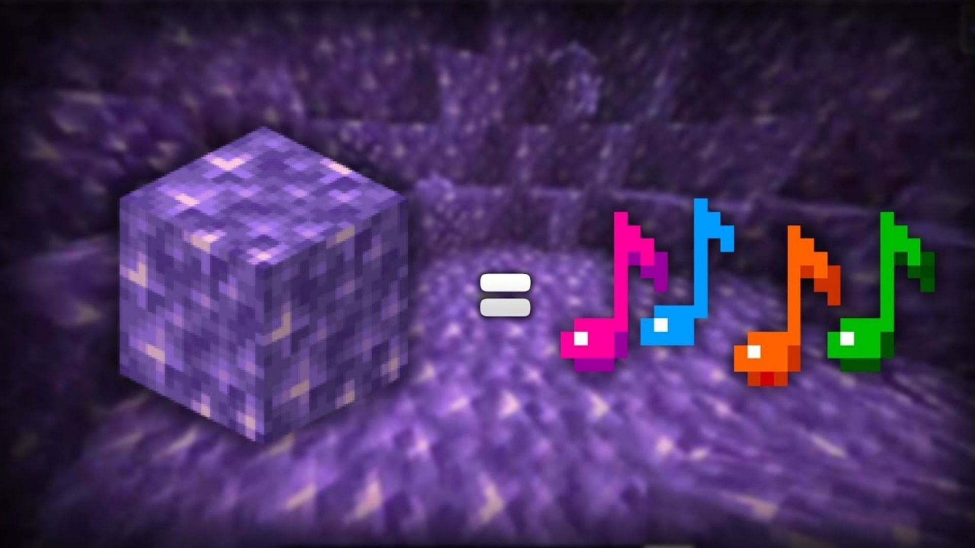 Amethyst blocks make their own distinct sound effects (Image via Yeppiidev/Youtube)