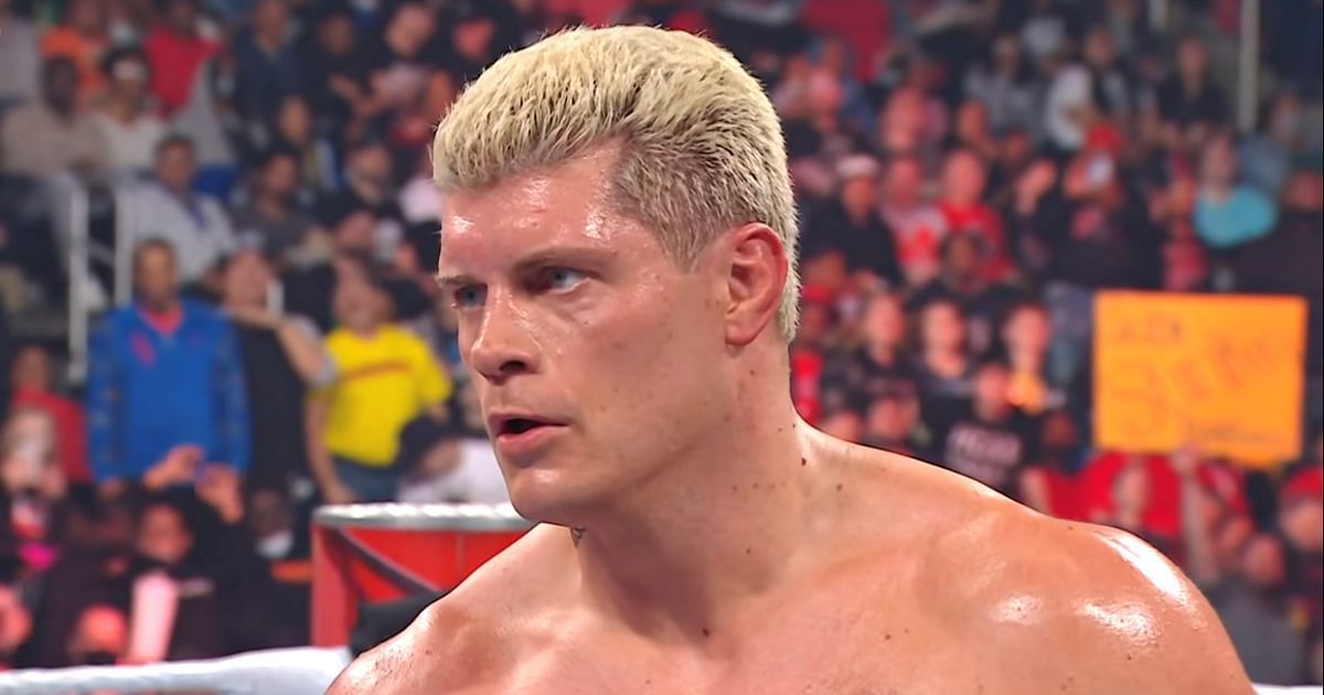 Cody Rhodes after his win against The Miz on RAW.