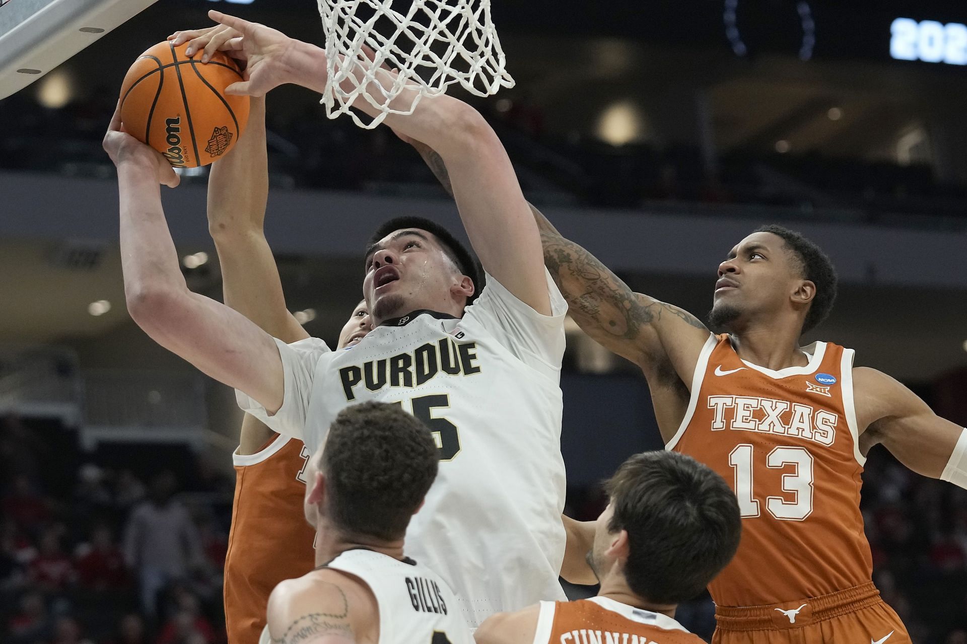 Zach Edey is a monster at the center but will return for another year of college basketball.