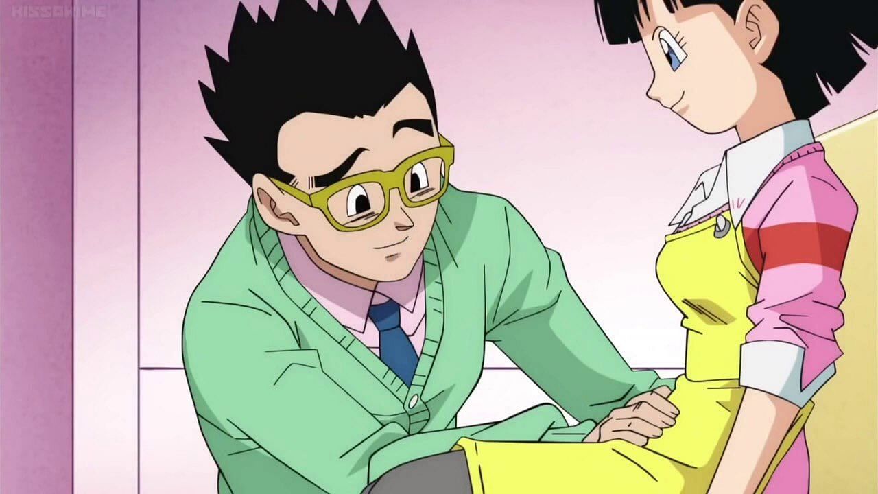 Gohan (left) and Videl (right) as seen in the Super anime (Image via Toei Animation)