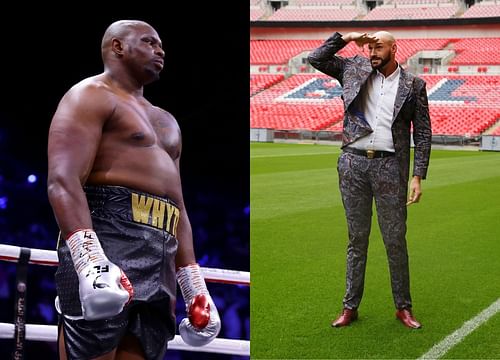 Dillian Whyte (left), Tyson Fury (right)