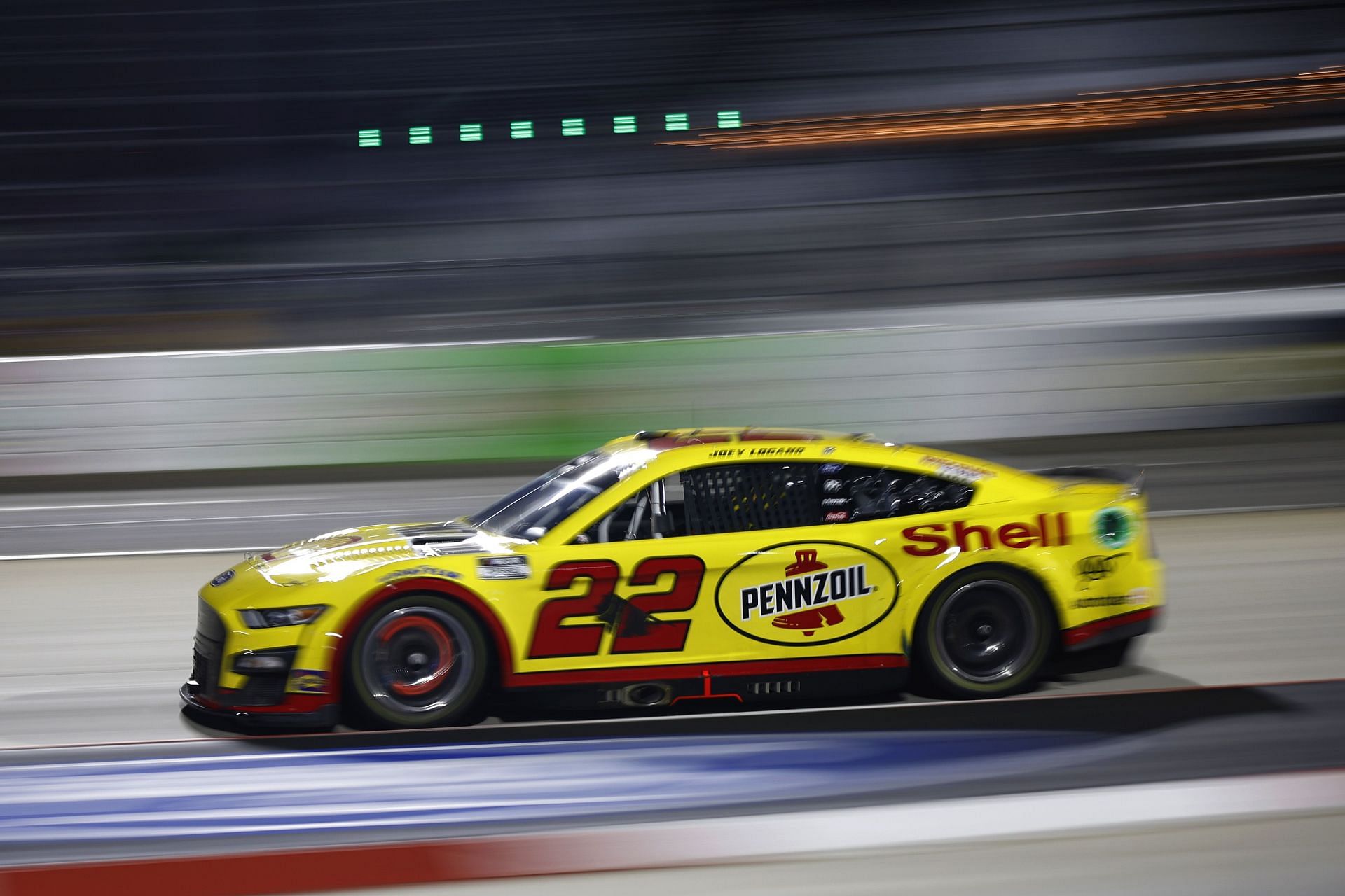 Joey Logano during the 2022 NASCAR Cup Series Blue-Emu Maximum Pain Relief 400 at Martinsville Speedway in Virginia. (Photo by Jared C. Tilton/Getty Images)