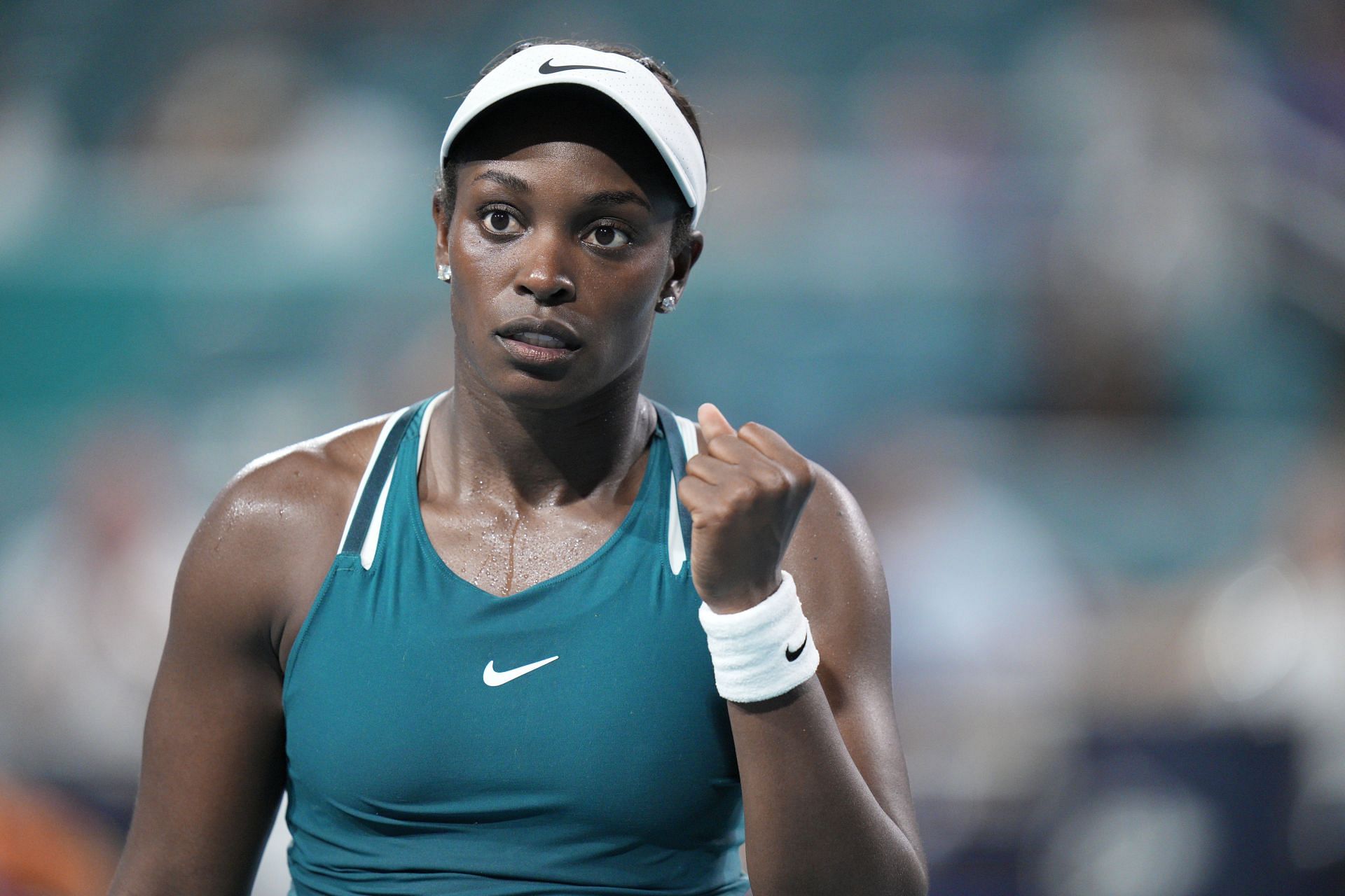 Sloane Stephens at the 2022 Miami Open